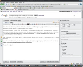 Scribefire_interfaccia